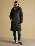 Thumbnail 2 of Joules Women's Pembury Showerproof Longline Hooded Coat - Khaki Green
