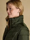 Thumbnail 8 of Joules Women's Pembury Showerproof Longline Hooded Coat - Khaki Green