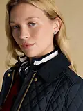 Thumbnail 7 of Joules Women's Highclere Showerproof Diamond Quilted Jacket - Navy