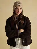 Thumbnail 3 of Joules Women's Rosa Beanie Hat - Oatmeal