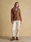 Thumbnail 7 of Joules Women's Canterly Formal Tweed Suit Blazer - Brown Herringbone