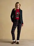 Thumbnail 7 of Joules Women's Albury Herringbone Jersey Tweed Blazer - Navy