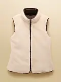 Thumbnail 2 of Joules Women's Reversible Faux Fur Padded Gilet - Brown/Cream