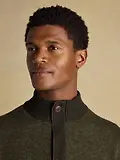 Thumbnail 5 of Joules Men's Highland Quarter Zip Knit Jumper - Dark Green