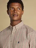 Thumbnail 5 of Joules Men's Classic Fit Cotton Poplin Check Shirt - Brown