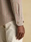 Thumbnail 8 of Joules Men's Classic Fit Cotton Poplin Check Shirt - Brown