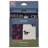 Thumbnail 1 of Joules Men's Crown Joules Boxer Briefs 2 Pack - Grey/Navy