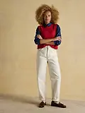 Thumbnail 5 of Joules Women's Elvina 4x4 Print Shirt - Navy