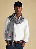 Thumbnail 2 of Joules Men's Langtree Scarf - Cream/Navy