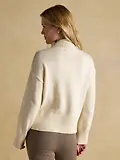 Thumbnail 3 of Joules Women's Abigail High Neck Ski Jumper - Cream