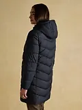 Thumbnail 3 of Joules Women's Moorsdale Mid Length Showerproof Padded Coat with Hood - Navy