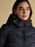 Thumbnail 7 of Joules Women's Moorsdale Mid Length Showerproof Padded Coat with Hood - Navy
