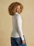 Thumbnail 5 of Joules Women's Amy Cream High Neck Jersey Top - Cream