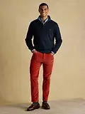 Thumbnail 3 of Joules Men's Alistair French Ribbed Knit Quarter Zip Sweatshirt - Navy