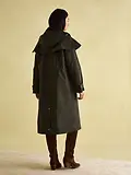 Thumbnail 3 of Joules Women's Highbridge Waterproof Longline Hooded Coat - Green