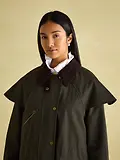 Thumbnail 6 of Joules Women's Highbridge Waterproof Longline Hooded Coat - Green
