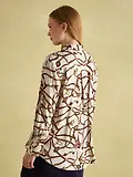 Thumbnail 3 of Joules Women's Amilla Satin Shirt - Creme Bridle