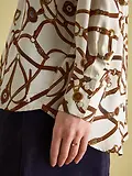 Thumbnail 5 of Joules Women's Amilla Satin Shirt - Creme Bridle