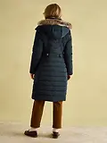 Thumbnail 3 of Joules Women's Cherington Showerproof Longline Padded Coat - Navy