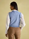 Thumbnail 3 of Joules Women's Holly Knitted Vest - Blue