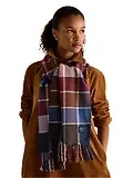 Thumbnail 1 of Joules Women's Langtree Scarf - Berry & Navy