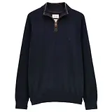 Thumbnail 1 of Joules Men's Hillside Quarter Zip Knit Jumper - Navy