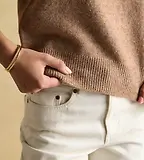 Thumbnail 8 of Joules Women's Holly Knitted Vest - Tan Brown