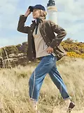 Thumbnail 14 of Joules Women's Contemporary Fieldcoat Tweed Jacket - Brown Check