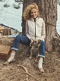 Thumbnail 8 of Joules Women's Reversible Faux Fur Padded Gilet - Brown/Cream
