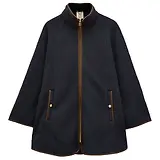 Thumbnail 1 of Joules Women's Heritage Fleece Longline Cape - Navy
