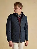Thumbnail 2 of Joules Men's Maynard Diamond Quilted Jacket - Navy