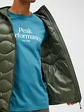 Thumbnail 5 of Peak Performance Men's Helium Down Hooded Jacket - Pine Needle