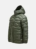 Thumbnail 6 of Peak Performance Men's Helium Down Hooded Jacket - Pine Needle