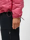 Thumbnail 4 of Peak Performance Women's Helium Utility Down Hooded Jacket - Mountain Blush/Frosted Blossom