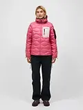 Thumbnail 3 of Peak Performance Women's Helium Utility Down Hooded Jacket - Mountain Blush/Frosted Blossom