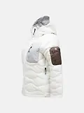 Thumbnail 2 of Peak Performance Women's Helium Utility Down Hooded Jacket - Offwhite/Antarctica