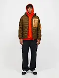 Thumbnail 3 of Peak Performance Men's Helium Utility Down Hooded Jacket - Meadow Moss / Sierra Sand