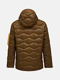 Thumbnail 9 of Peak Performance Men's Helium Utility Down Hooded Jacket - Meadow Moss / Sierra Sand