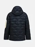 Thumbnail 2 of Peak Performance Men's Helium Utility Down Hooded Jacket - Black/Sand Fog