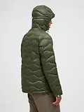 Thumbnail 5 of Peak Performance Men's Helium Utility Down Hooded Jacket - Pine Needle/Mosswood
