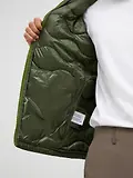Thumbnail 4 of Peak Performance Men's Helium Utility Down Hooded Jacket - Pine Needle/Mosswood