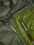 Thumbnail 9 of Peak Performance Men's Helium Utility Down Hooded Jacket - Pine Needle/Mosswood