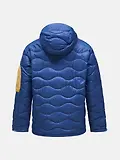 Thumbnail 10 of Peak Performance Men's Helium Utility Down Hooded Jacket - Summit Sky/Snowmelt