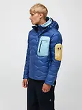 Thumbnail 2 of Peak Performance Men's Helium Utility Down Hooded Jacket - Summit Sky/Snowmelt