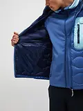 Thumbnail 4 of Peak Performance Men's Helium Utility Down Hooded Jacket - Summit Sky/Snowmelt
