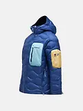 Thumbnail 7 of Peak Performance Men's Helium Utility Down Hooded Jacket - Summit Sky/Snowmelt