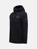 Thumbnail 4 of Peak Performance Men's Trail Polartec Power Grid Zip Hood Fleece - Black