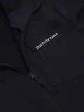 Thumbnail 5 of Peak Performance Men's Trail Polartec Power Grid Zip Hood Fleece - Black