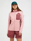 Thumbnail 2 of Peak Performance Women's Utility Light Zip Hoodie - Warm Blush/ Wild Rouge