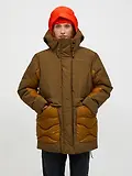 Thumbnail 2 of Peak Performance Women's Infusion Helium Down Parka - Meadow Moss/Earthy Summit